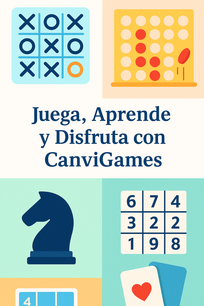 CanviGames, juegos educativos y pasatiempos